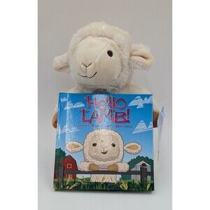 Lamb 10" Plush "Hello Lamb" Book Character+ Book